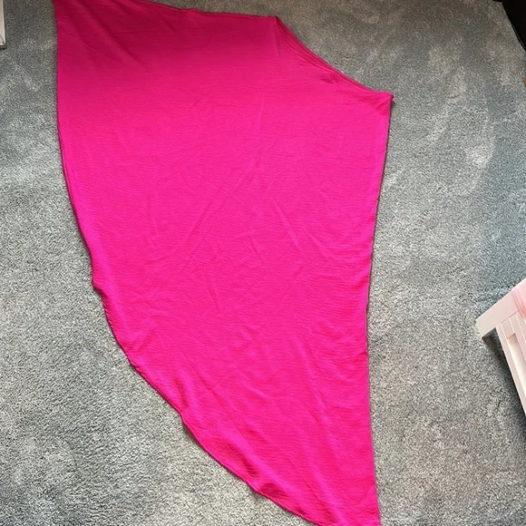 VICI  Pink One Shoulder High Low Dress - Picture 5 of 6